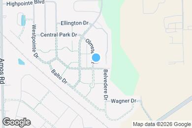 Map image of the property - 864 Olmsted Dr