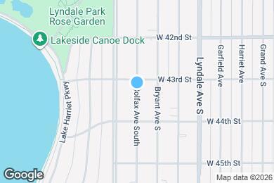 Map image of the property - 4312 Colfax Avenue South