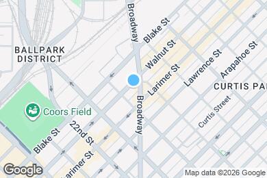 Map image of the property - 2441 N Broadway