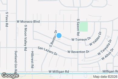 Map image of the property - 9088 W Rafael Dr