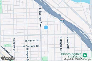 Map image of the property - 2016 N Winchester Ave