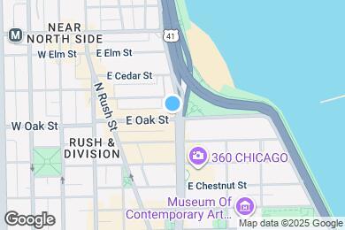 Map image of the property - 1000 N Lake Shore Dr