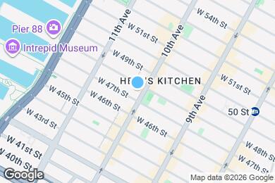 Map image of the property - 697 Tenth Ave (47th & 48th Ave), #3FN