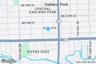 Map image of the property - 1035 - 1037-1037 NE 32nd St
