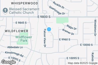 Map image of the property - 9908 S Falconhurst Dr