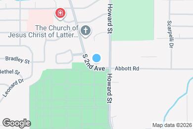 Map image of the property - Two Bedroom, One and a Half Bathroom Unit