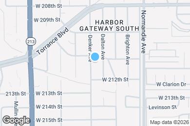 Map image of the property - 21116 Denker Ave