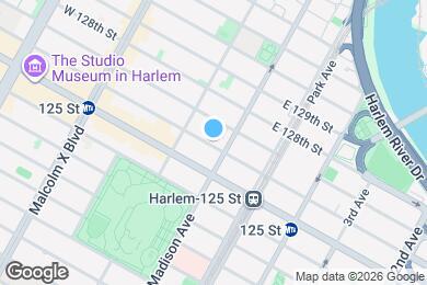 Map image of the property - Charming 1 Bedroom in South Harlem!
