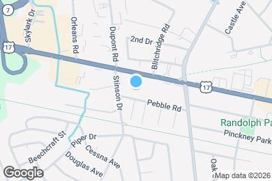 Map image of the property - Pebble Creek Apartments