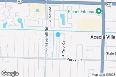 Map image of the property - 2071 W Carrol Cir