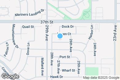 Map image of the property - 2703 Marina St