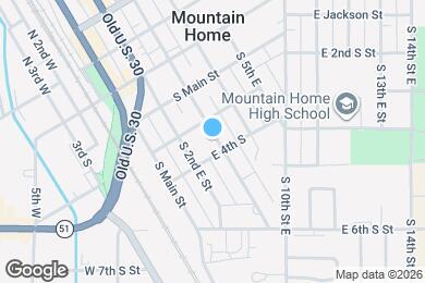Map image of the property - 365 S 3rd E St