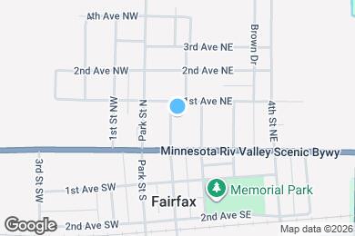 Map image of the property - 20 1st St NE