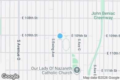 Map image of the property - 10912 S Avenue J