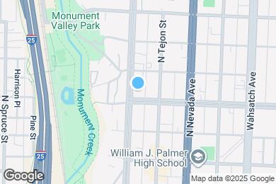 Map image of the property - 605 N Cascade Ave