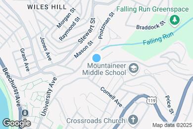 Map image of the property - 927 College Ave