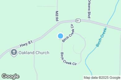 Map image of the property - 15 Oak Hill Ct