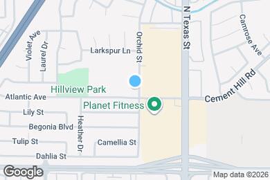 Map image of the property - 2607 Orchid St