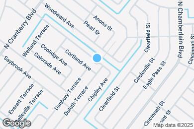 Map image of the property - 2329 Chipley Ave
