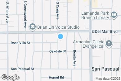 Map image of the property - 280 S Craig Ave