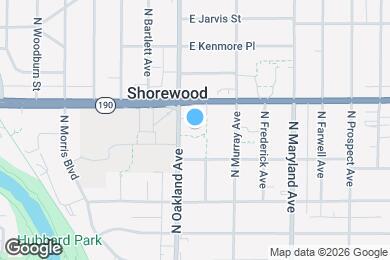 Map image of the property - 3942 N Oakland Ave