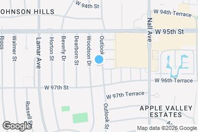 Map image of the property - 9618 Outlook Dr