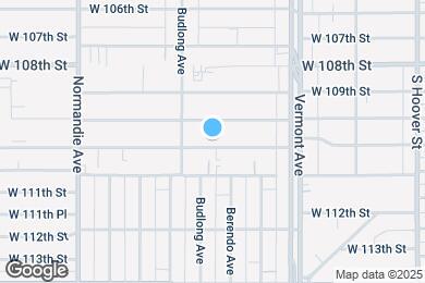 Map image of the property - 1121 W 110th St
