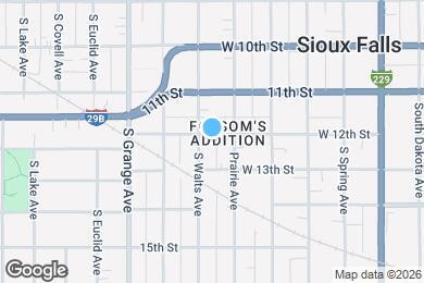 Map image of the property - 817 W 12th St