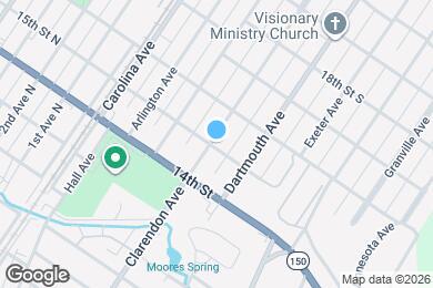 Map image of the property - 1501 Clarendon Ave