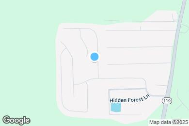 Map image of the property - 125 Hidden Trace Ct