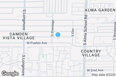 Map image of the property - 1347 W 7th Dr