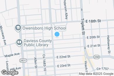 Map image of the property - 317 E 20th St