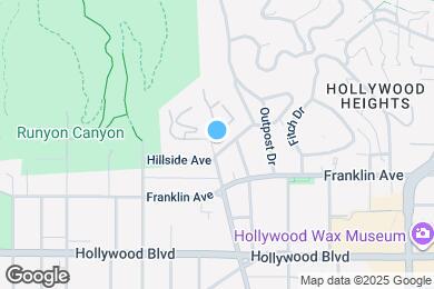 Map image of the property - 1850 N La Brea Ave