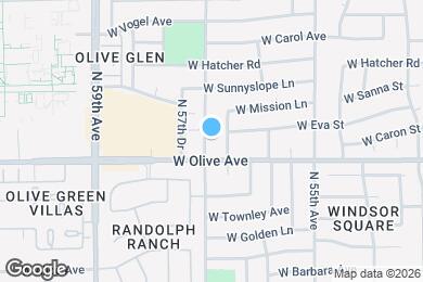 Map image of the property - 9015 N 57th Ave