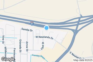 Map image of the property - 1220 W Newlands Dr