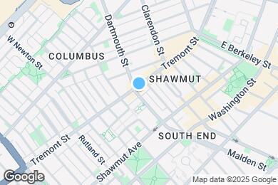 Map image of the property - 113 W Dedham St