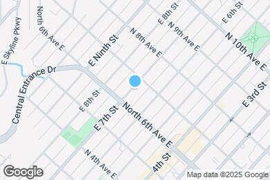 Map image of the property - 620 E 7th St