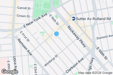 Map image of the property - 112 E 95th St