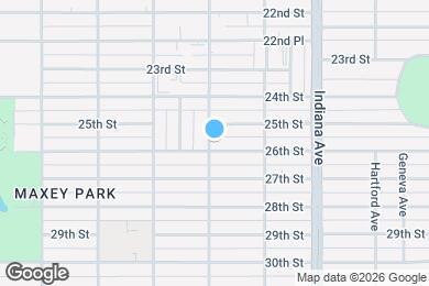 Map image of the property - 3520 26th St