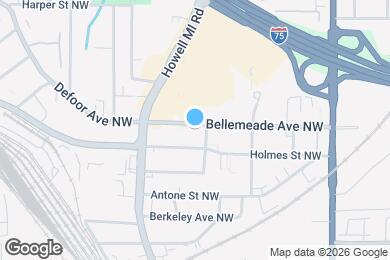 Map image of the property - 776 Bellemeade Ave NW