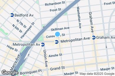 Map image of the property - 587 Lorimer St