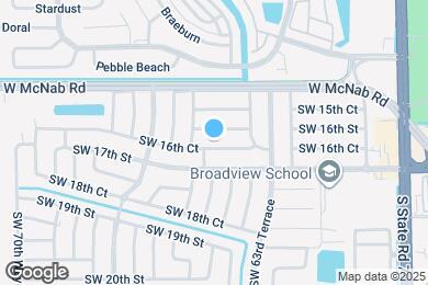 Map image of the property - 6461 SW 16th Ct