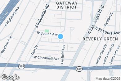 Map image of the property - 210 W Baltimore Ave