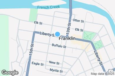 Map image of the property - 1327 Liberty St