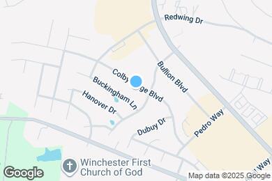 Map image of the property - 409 Colby Ridge Blvd