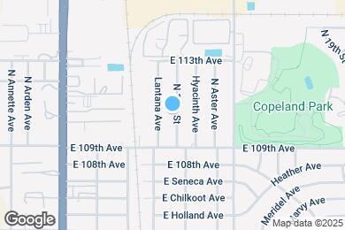Map image of the property - 10916 N 14th St