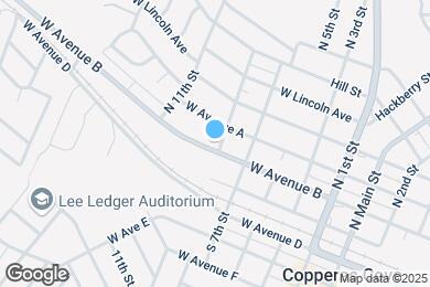 Map image of the property - 602 W Avenue B
