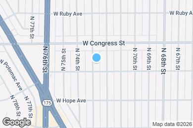 Map image of the property - 4316 N 73rd St