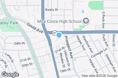 Map image of the property - 2411 Prospect Ave