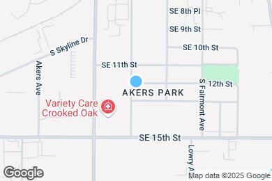 Map image of the property - 1304 S Irving St
